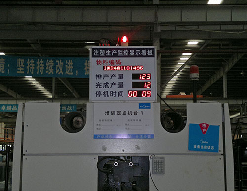 注塑生產監控電子看板
