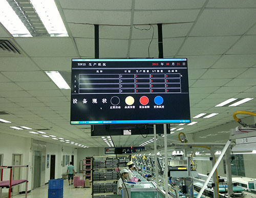 液晶顯示生產管理看板