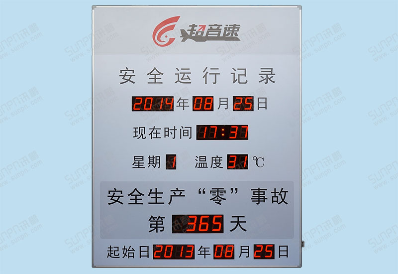 超音速自動(dòng)化安全運(yùn)行記錄牌