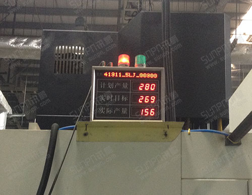 中山武藏精密汽車零部件生產(chǎn)管理看板