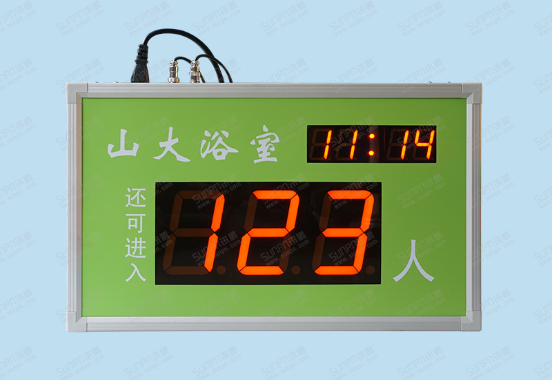 山東濟南人數計數屏