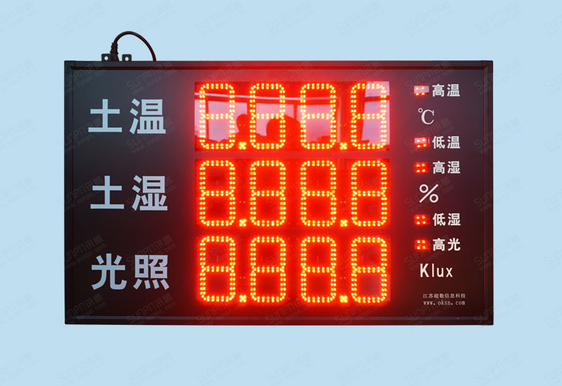 江蘇超速科技TTL溫濕度屏