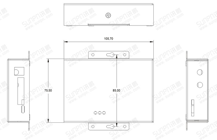 GRRS-GPS數(shù)據(jù)終端產(chǎn)品尺寸