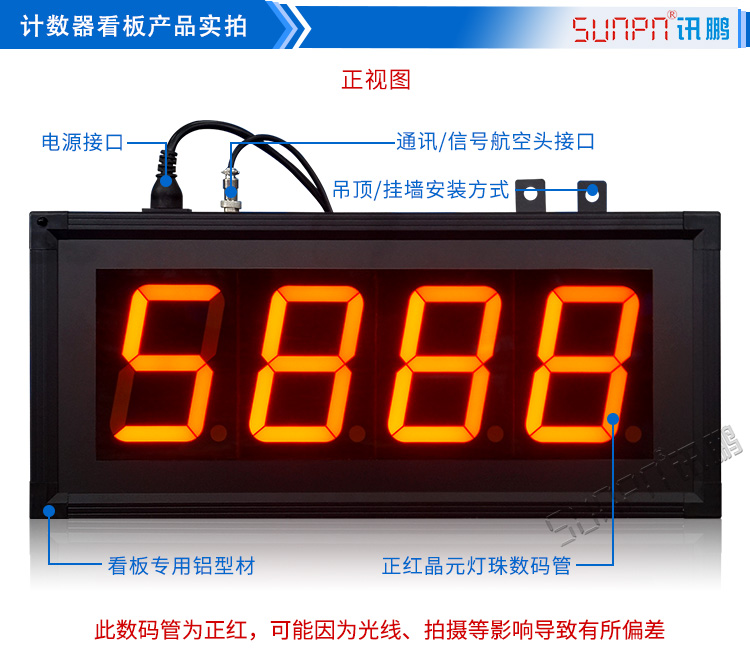 產(chǎn)量計(jì)數(shù)器顯示屏