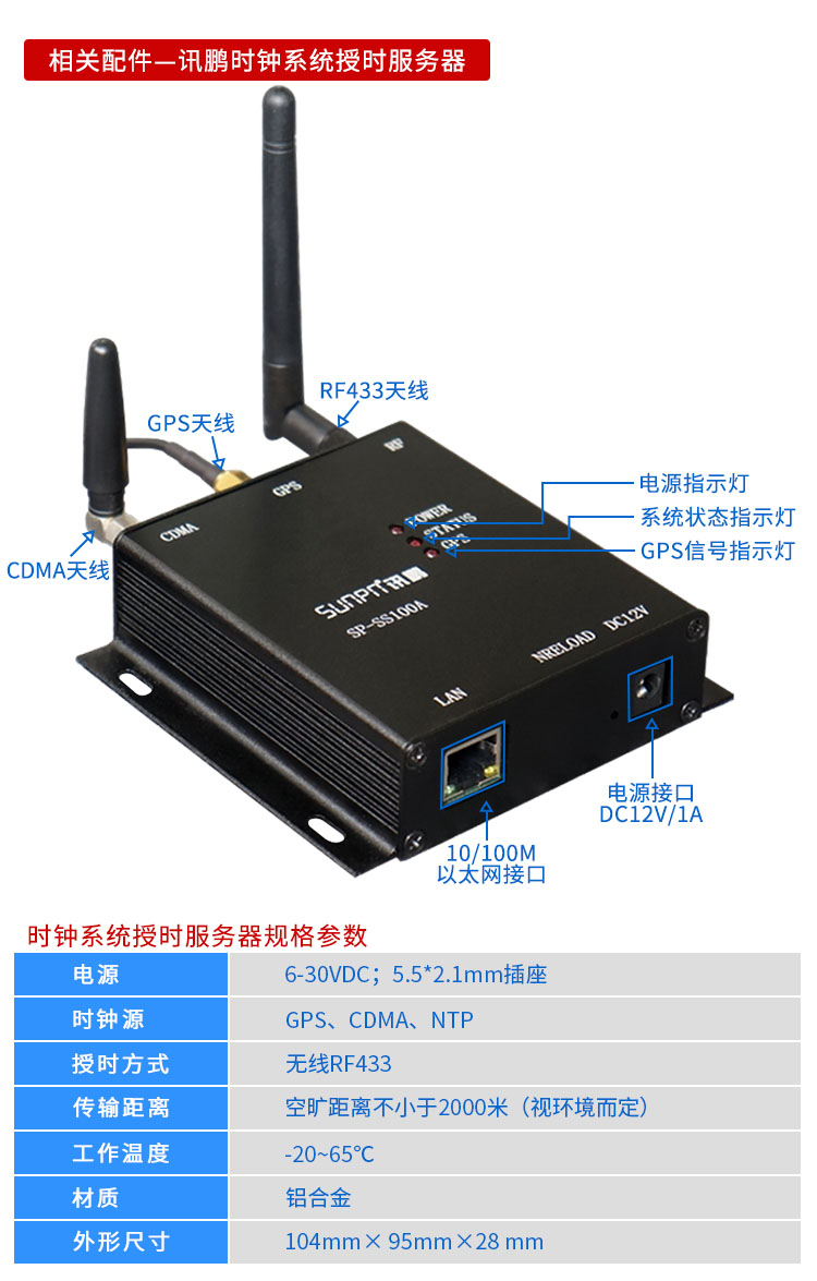 網絡校時電子鐘服務器