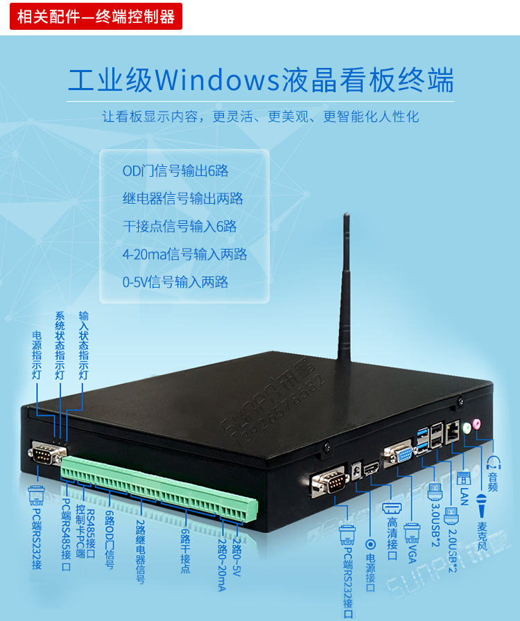 液晶電子看板系統控制器