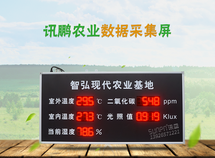 農業環境數據顯示屏