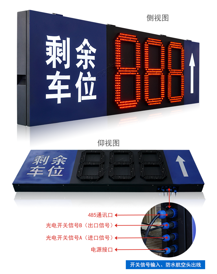 LED剩余車位顯示屏 LED剩余車位顯示屏