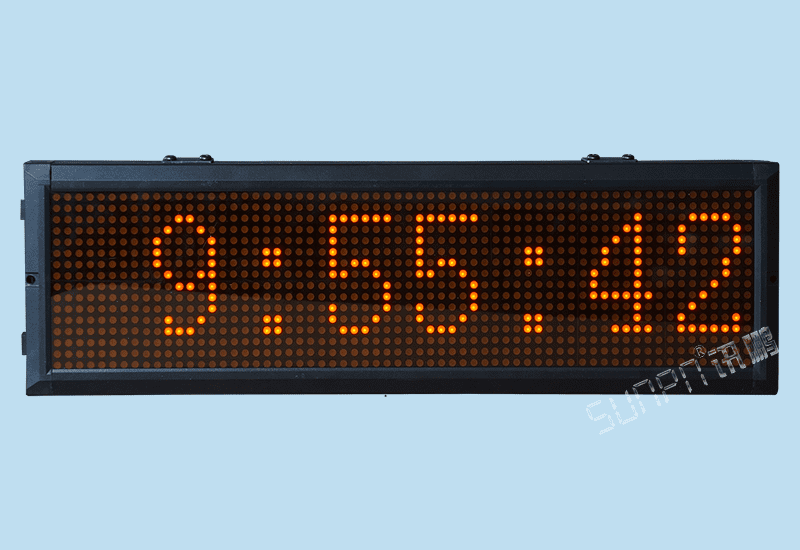 訊鵬學校考場醫院NTP網絡GPS時鐘系統軟件CDMA授時POE供電LED點陣顯示屏電子鐘