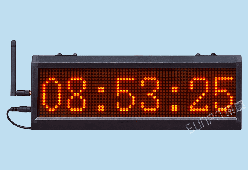 藥廠實驗室醫院時間統一授時時鐘系統-LED電子鐘自動校時工業級CDMA網絡NTP授時服務器