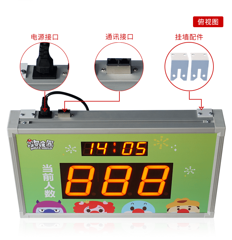 客流量LED通訊看板產品實拍