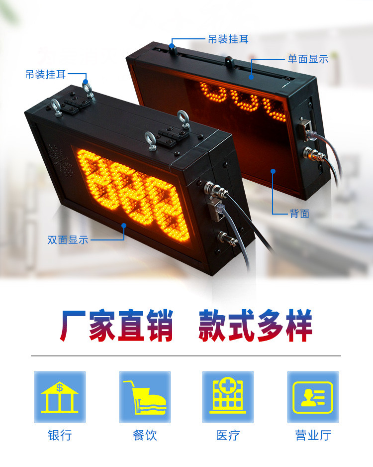 LED取餐叫號屏產品實拍