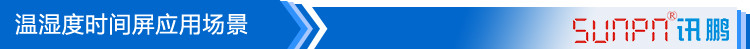 溫濕度點陣時間屏應用場景