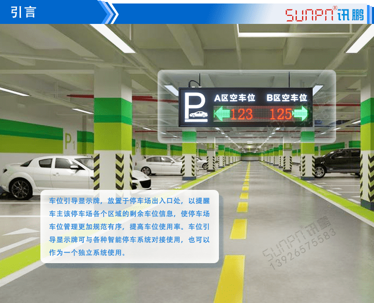 停車場(chǎng)車位引導(dǎo)系統(tǒng)產(chǎn)品引言
