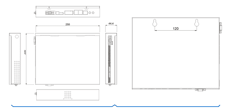 電子看板系統主機結構圖