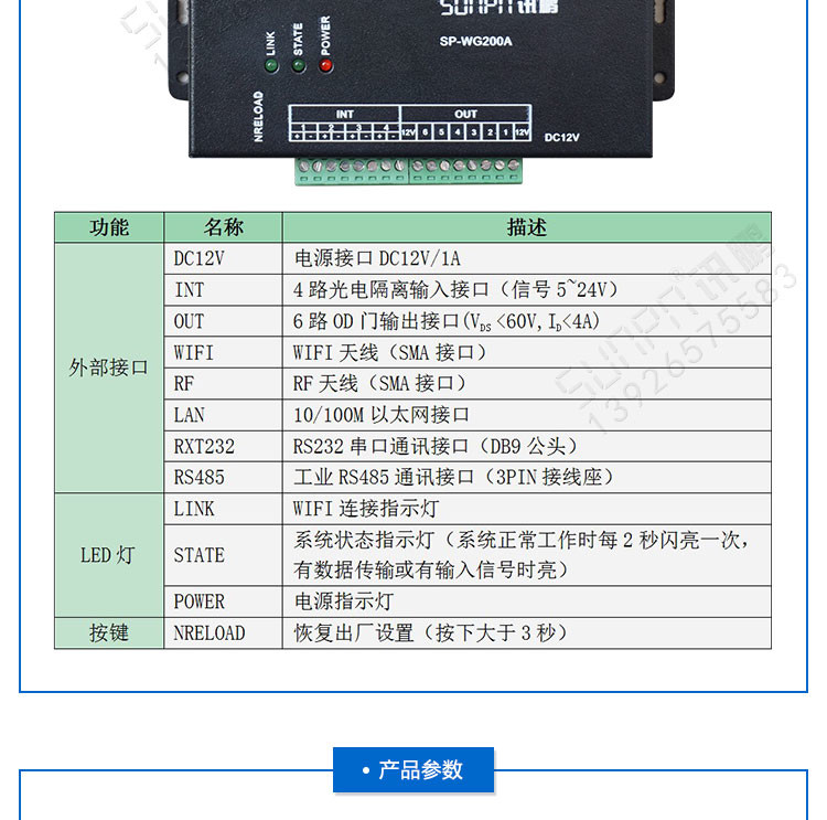 工業物料網網關接口說明