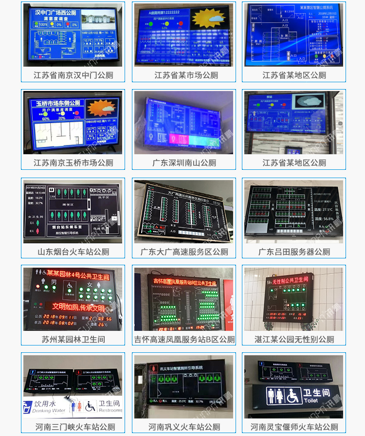 廁所狀態管理系統類似案例介紹