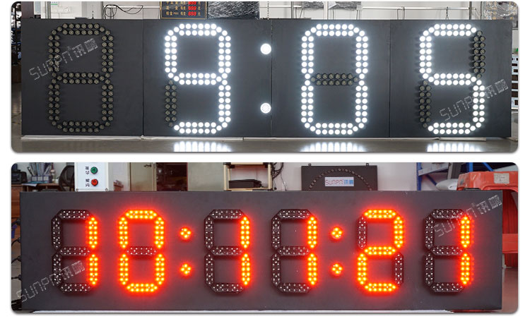 LED戶外電子鐘相關案例