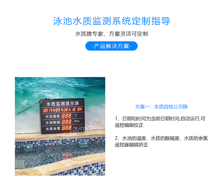 LED水質監測看板定制方案