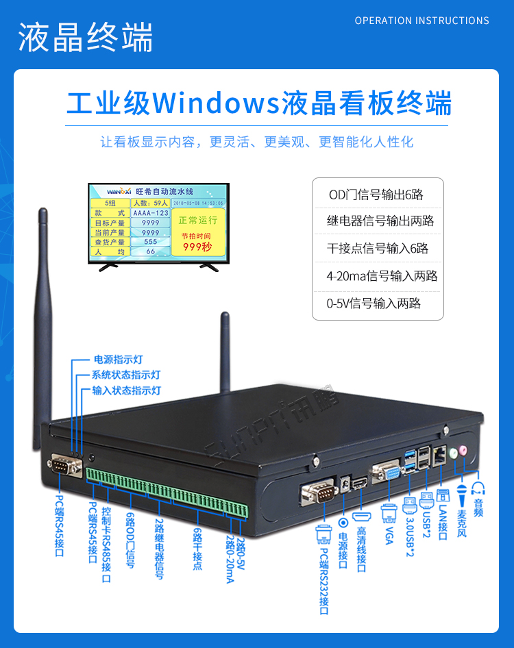 生產管理系統-液晶終端介紹