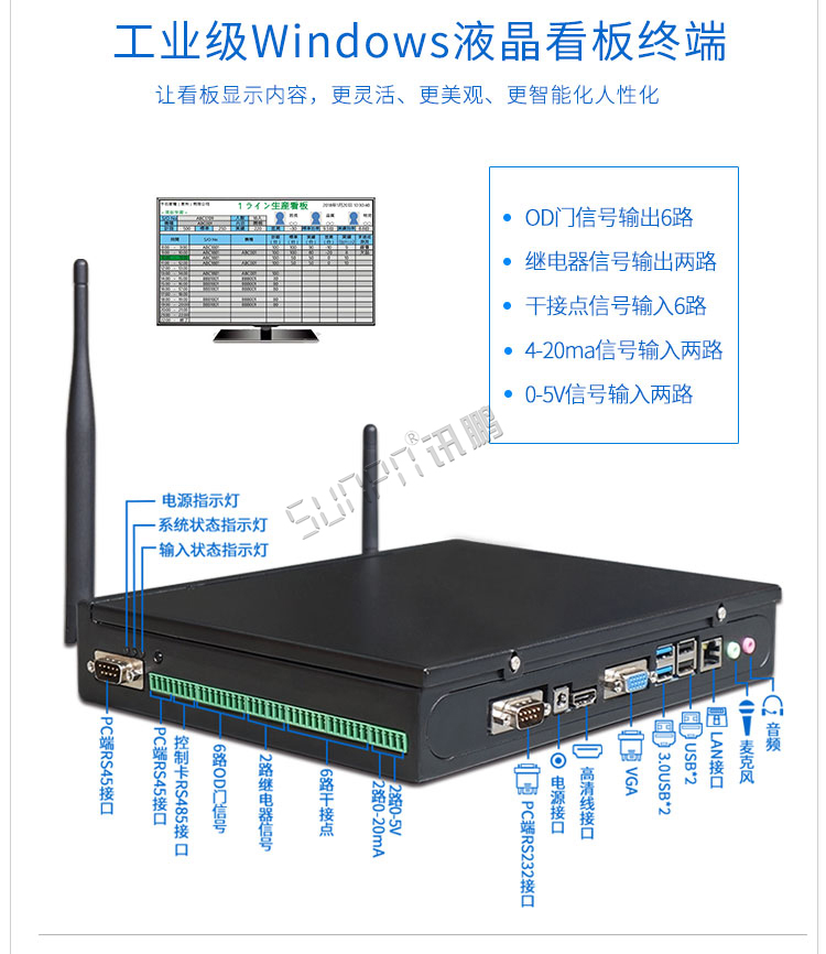液晶生產管理軟件液晶終端