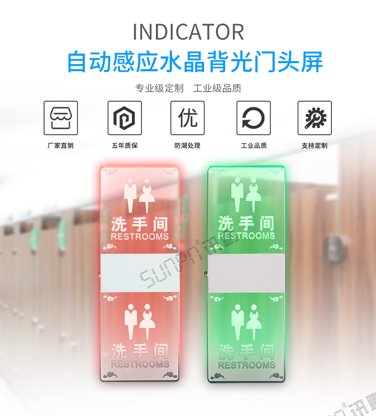 廁位狀態門頭屏產品介紹