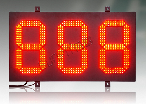 道路剩余車位誘導屏專用LED數字顯示屏_RS485通訊對接_紅綠黃三色_可定制功能