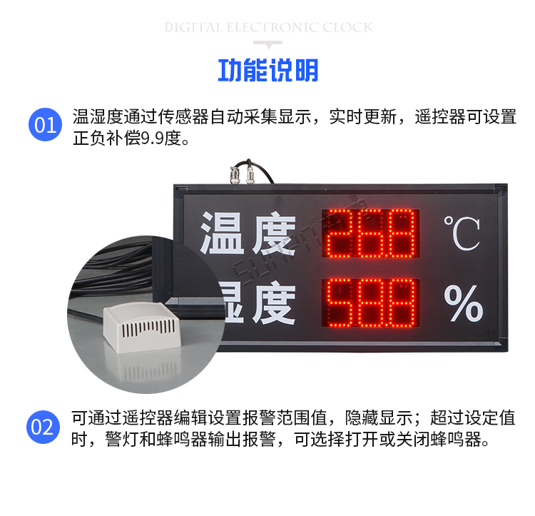 溫濕度看板功能說(shuō)明
