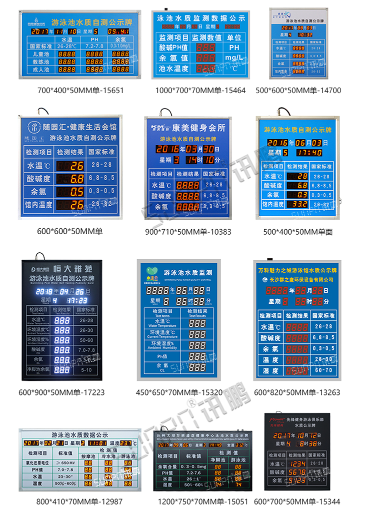 水質(zhì)牌看板案例參考 水質(zhì)牌看板案例參考