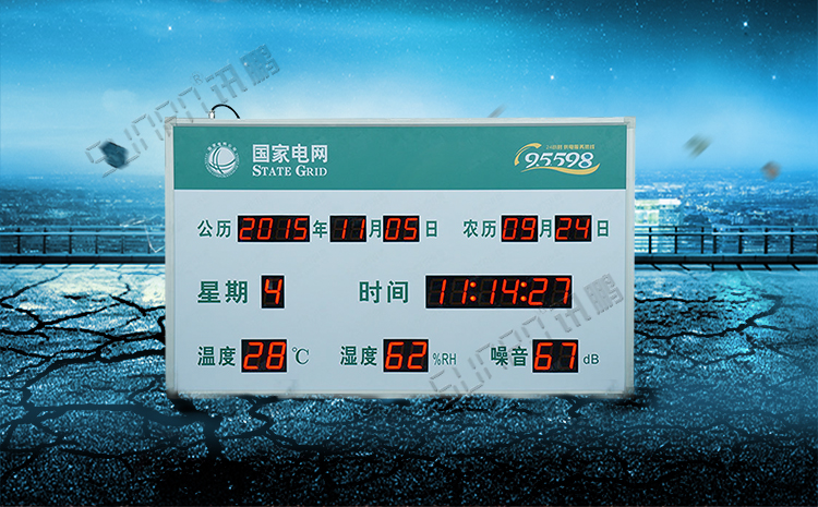 溫濕度監(jiān)測看板