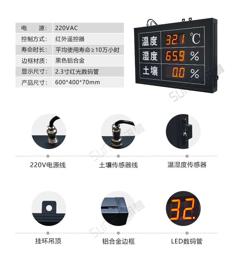 溫濕度LED顯示屏產品參數