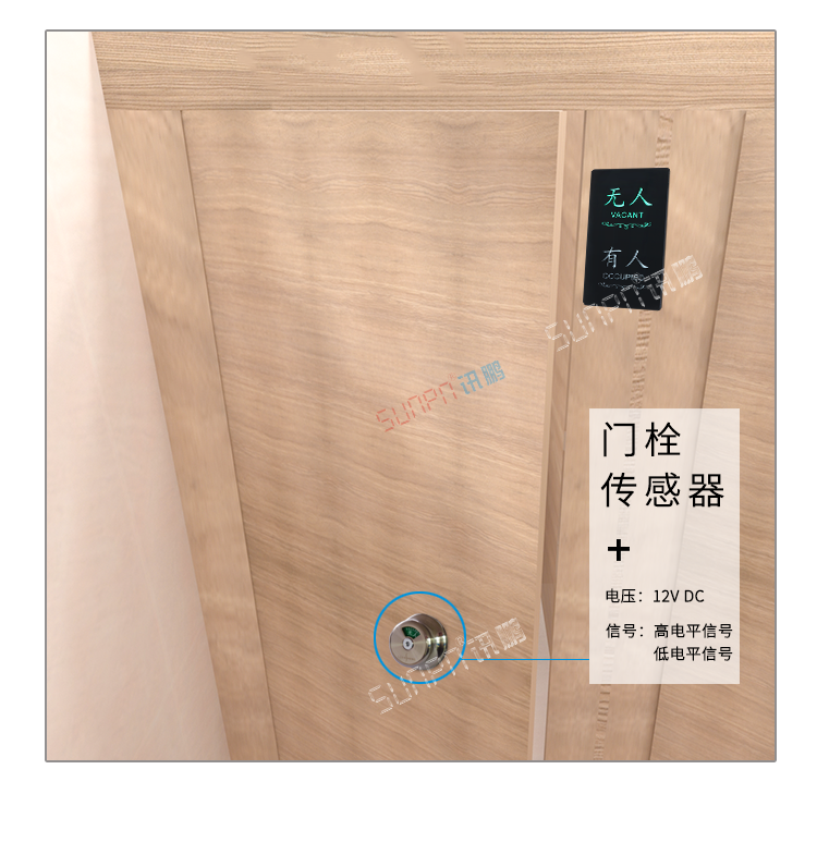 廁所有人無人顯示牌數據采集