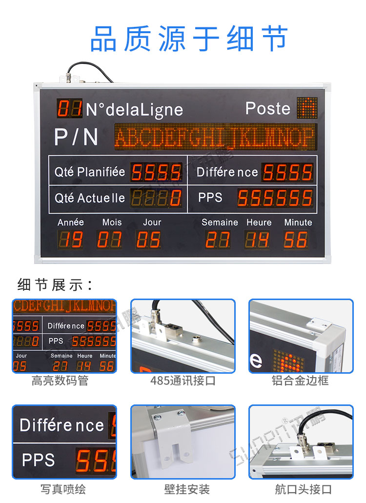 電子看板產品細節