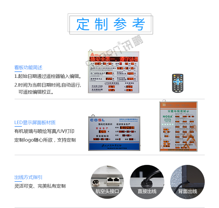 安全生產天數記錄牌 定制指導