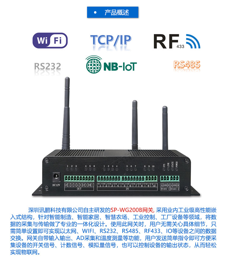 工業物聯網網關概述 工業物聯網網關概述