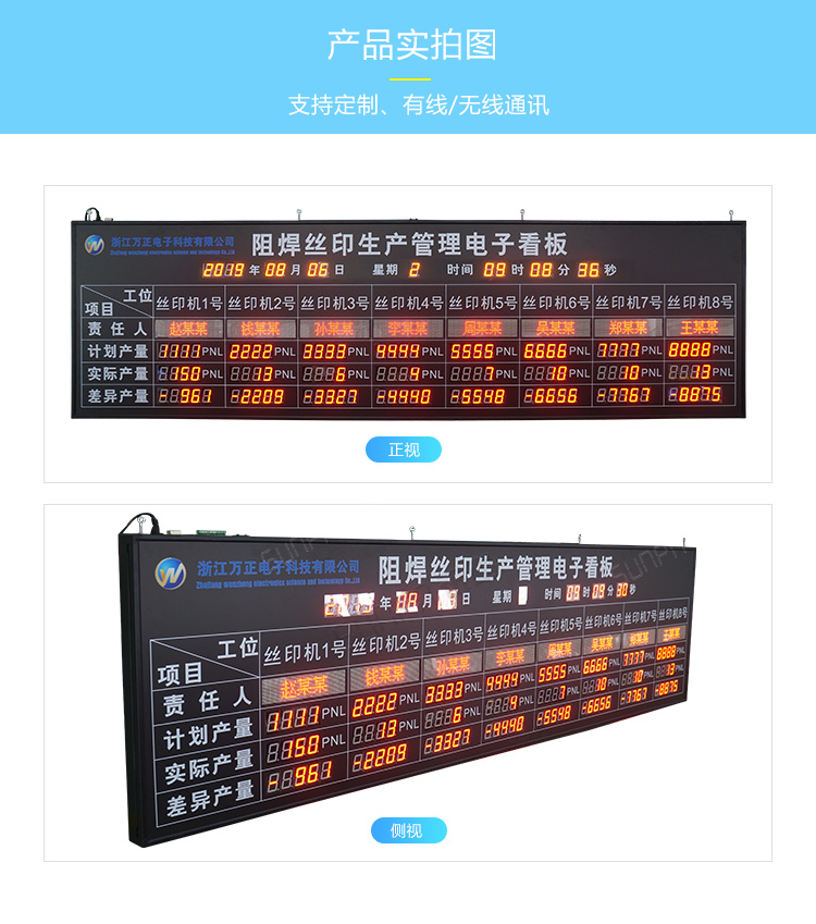 電子看板產品實拍