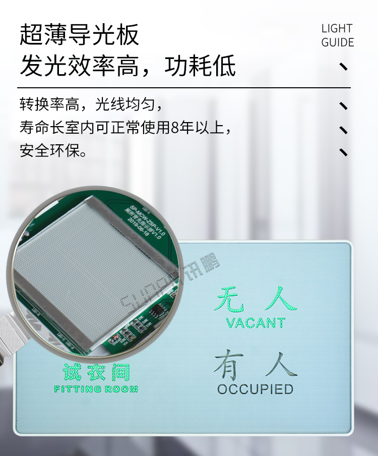 試衣間智能標牌材質介紹