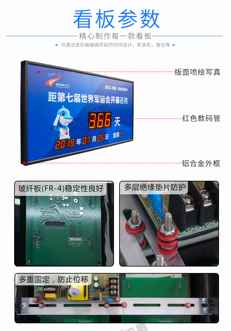 倒計時牌產品參數
