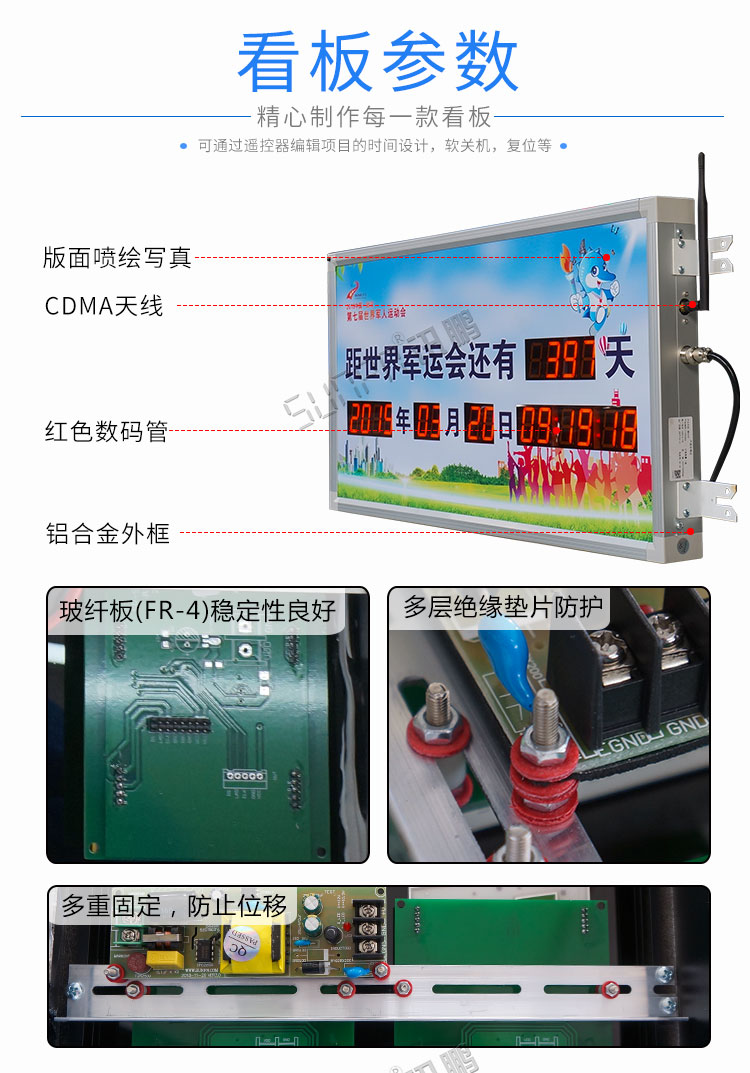 倒計(jì)時(shí)大屏幕產(chǎn)品細(xì)節(jié)