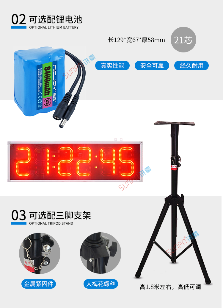 LED計時器顯示屏選配配件