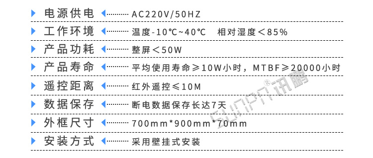 外匯匯率顯示屏產品參數