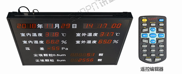 室內外環境監測顯示屏產品實拍