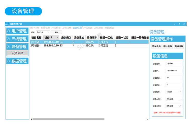 ESD在線監控看板軟件操作