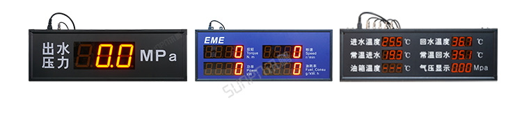 模擬量數據顯示屏案例參考