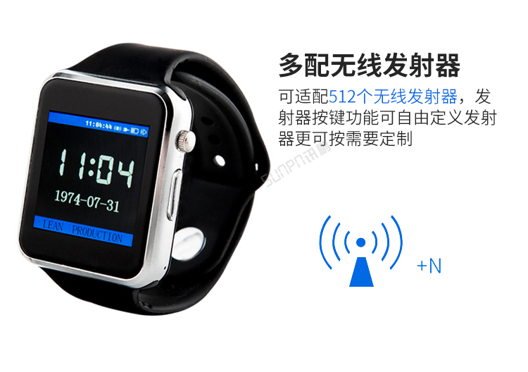 無線呼叫腕表發射器 無線呼叫腕表發射器