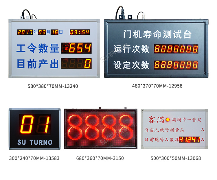 LED計數屏案例參考