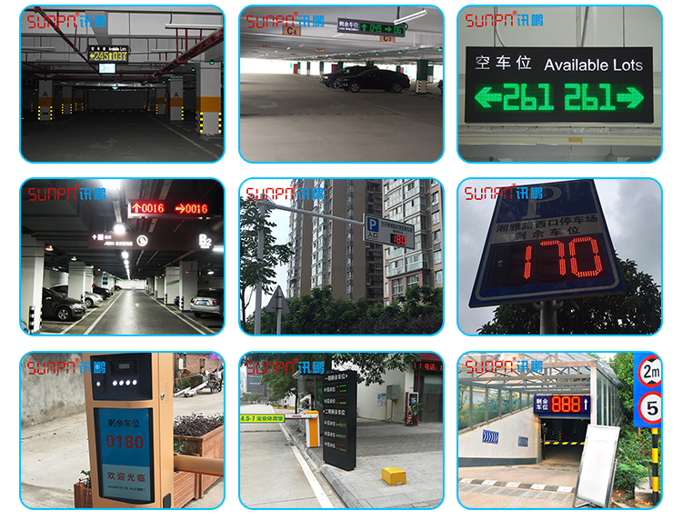 車位顯示屏應用案例
