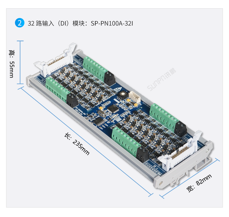 Profinet總線IO模塊尺寸參考