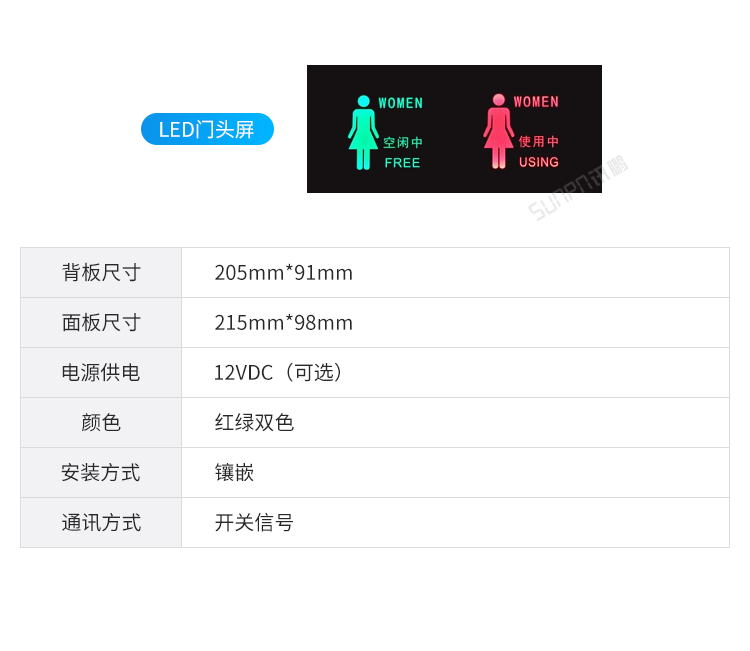 智慧公廁產(chǎn)品參數(shù)
