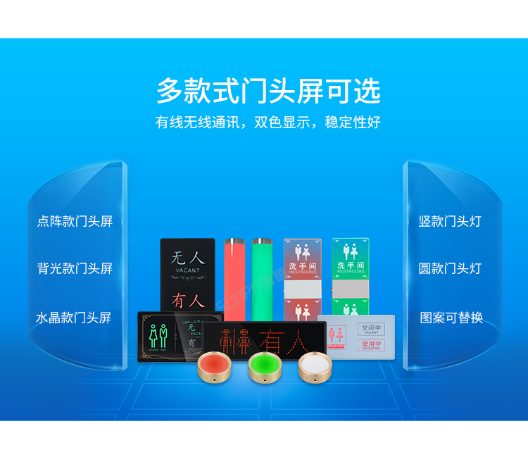 訊鵬智慧公廁門頭屏展示